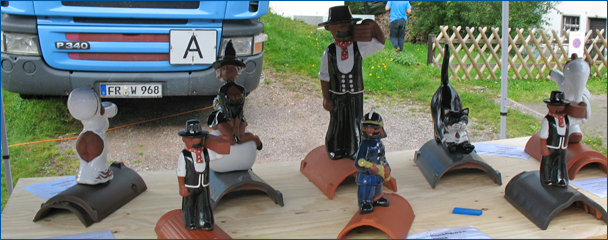 Dachschmuckfiguren Schwarzwald